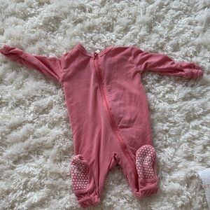 Kickee Pants Pink Footed One Piece